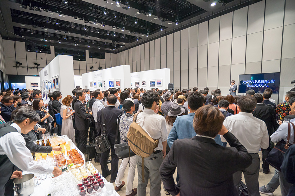 レセプションの様子:東京カメラ部2016写真展